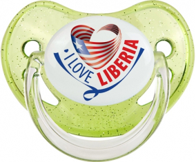 Me encanta Liberia Verde Lentejuelas Physiological Lollipop