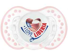 I Love Liberia Lollipop lovi dynamic clásico retro-blanco-rosa-tierno