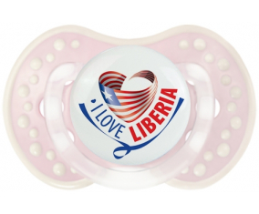 I Love Liberia Lollipop lovi dynamic clásico retro-rosa-tierno
