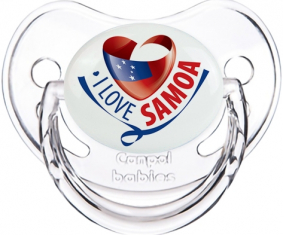 Me encanta Samoa Classic Transparent Physiological Lollipop