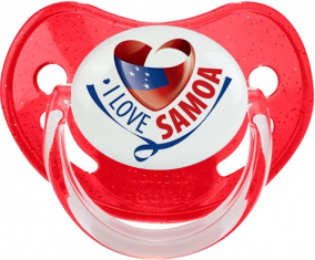 Me encanta Samoa Rojo Lentejuelas Physiological Lollipop
