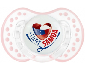 I Love Samoa Lollipop lovi dynamic clásico retro-blanco-rosa-tierno