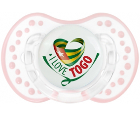 Me encanta Togo Tetine lovi dynamic clásico retro-blanco-rosa-tierno