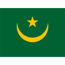 Bandera Oficial de Mauritania, ideal para personalizar accesorios de bebé en chupete-bebe.com.