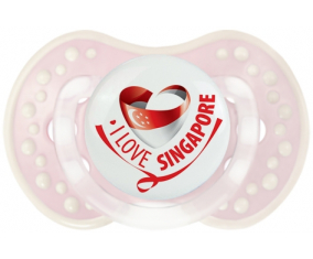 I Love Singapore Lollipop lovi dynamic clásico retro-rosa-tierno