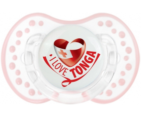I Love Tonga Lollipop lovi dynamic clásico retro-blanco-rosa-tierno