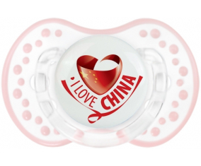 I Love China Lollipop lovi dynamic clásico retro-blanco-rosa-tierno