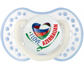 Me encanta Azerbaiyán Tetine lovi dynamic clásico blanco-cian