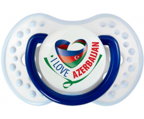 Me encanta Azerbaiyán Tetine lovi dynamic clásico marino-blanco-azul