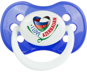 Me encanta Azerbaiyán clásico azul anatómico lollipop