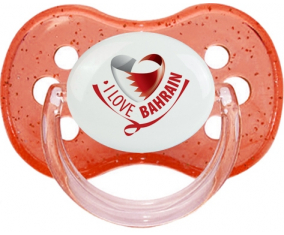 Me encanta Bahrain Rojo Cereza Lentejuelas Lollipop