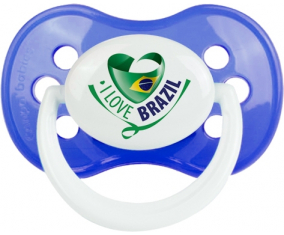 I Love Brazil : Chupete Anatómica personnalisée