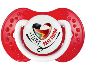 Me encanta Timor Oriental Lollipop lovi dynamic Clásico Blanco-Rojo