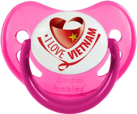 Me encanta Vietnam Fisiológica Tetina Fosforescente Rosa