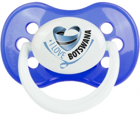 Me encanta Bostwana Clásico Azul Anatómico Lollipop