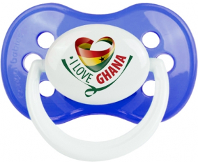 Me encanta Ghana Clásico Azul Anatómico Lollipop