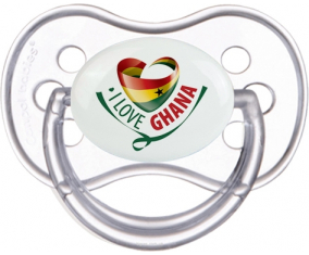 Me encanta Ghana Classic Transparente Anatómico Lollipop