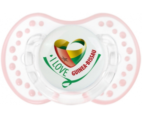 I Love Guinea-Bissau Lollipop lovi dynamic clásico retro-blanco-rosa-tierno