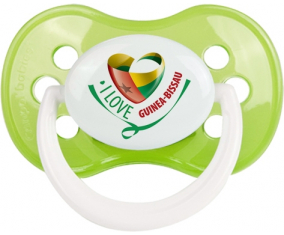Me encanta Guinea-Bissau Clásico Verde Anatómico Tetin
