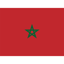 Bandera Oficial de Marruecos, ideal para personalizar artículos de bebé. Encuentra más en chupete-bebe.com.