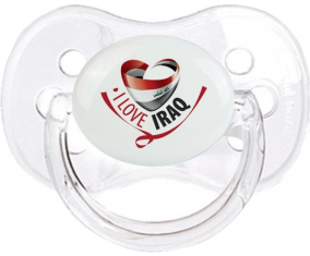 Me encanta Irak Clásico Transparente Cherry Lollipop