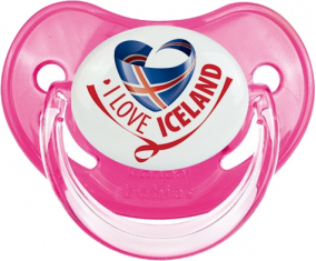 Me encanta Islandia Clásico Fisiológico Tetine Rose