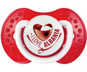 Me encanta Albania Lollipop lovi dynamic clásico blanco-rojo