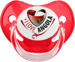 Me encanta angola setétina roja setétina lentejuelas