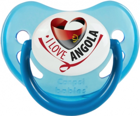 Me encanta Angola Tétine Fisiológica Azul fosforescente