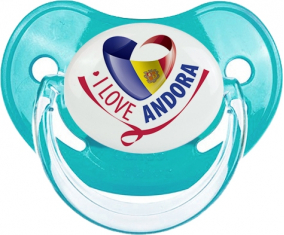 I Love Andora : Chupete fisiológico personnalisée