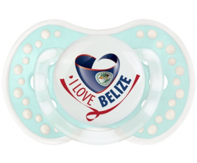 I Love Belize Sucete lovi dynamic clásico retro-turquesa-laguna