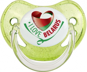 Me encanta Bielorrusia lentejuelas verdes suceto fisiológico