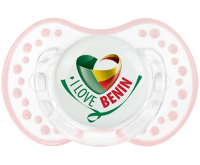 I Love Benin Lollipop lovi dynamic clásico retro-blanco-rosa-tierno