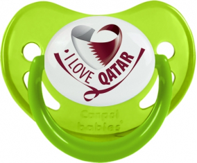 Me encanta Qatar fosforescente verde piruleta fisiológica