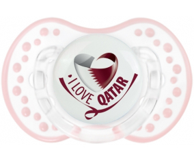 I Love Qatar Lollipop lovi dynamic clásico retro-blanco-rosa-tierno