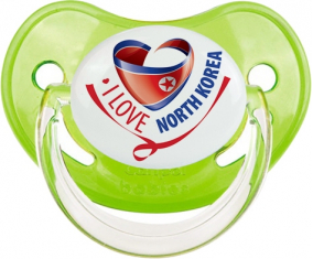 Me encanta Corea del Norte Clásico Piruleta Fisiológica Verde