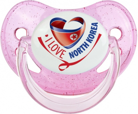 Me encanta Corea del Norte lentejuelas Piruleta Fisiológica