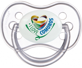 Me encanta Comoras Classic Transparent Anatómica Lollipop