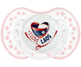 I Love Laos Lollipop lovi dynamic clásico retro-blanco-rosa-tierno