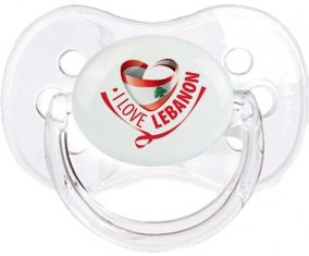 Me encanta Líbano Clásico Transparente Cereza Lollipop