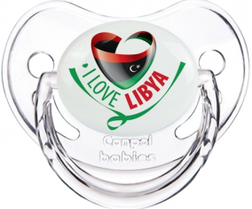 Me encanta Libia Clásico Piruleta Fisiológica Transparente