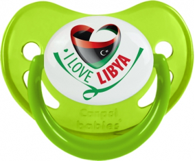 Me encanta Libia Sucette Fosforescente Verde