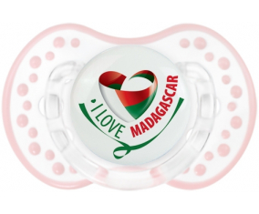 I Love Madagascar Lollipop lovi dynamic clásico retro-blanco-rosa-tierno