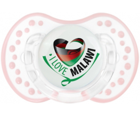 I Love Malawi Lollipop lovi dynamic clásico retro-blanco-rosa-tierno