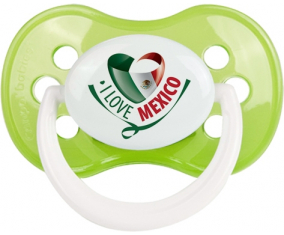 Me encanta México Anatómico Tetine Classic Green