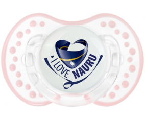 I Love Nauru Lollipop lovi dynamic clásico retro-blanco-rosa-tierno