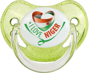 Me encanta Níger verde lentejuelas Physiological Lollipop