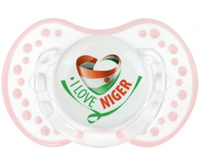 I Love Niger Lollipop lovi dynamic clásico retro-blanco-rosa-tierno