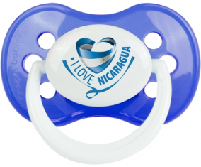 Me encanta Nicaragua Clásico Azul Anatómico Lollipop