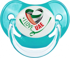 I Love UAE : Chupete fisiológico personnalisée